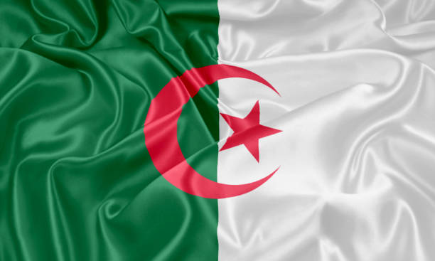 Algerian flag background